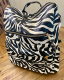 Back Pack with Guitar Strap - Small Zebra Lines