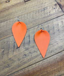 Orange Design Earring