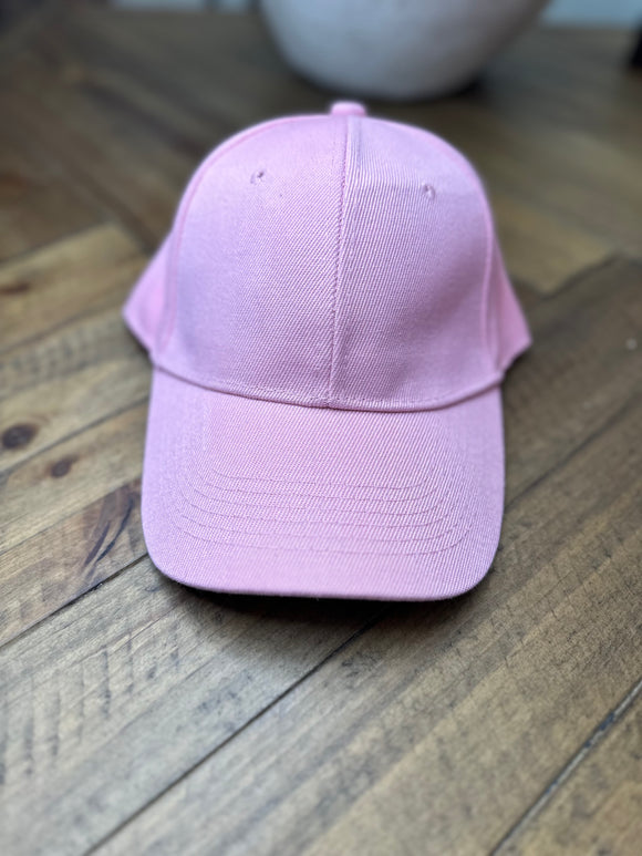 Pink Velcro Hat