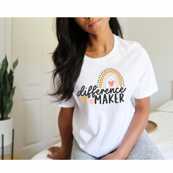 Difference Maker - Direct To Garment (DTG) - Graphic Tee