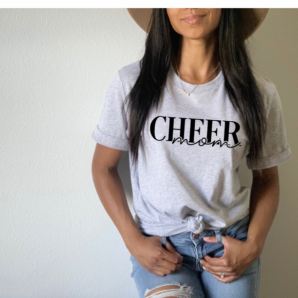 Cheer Mom - Direct To Garment (DTG) - Graphic Tee