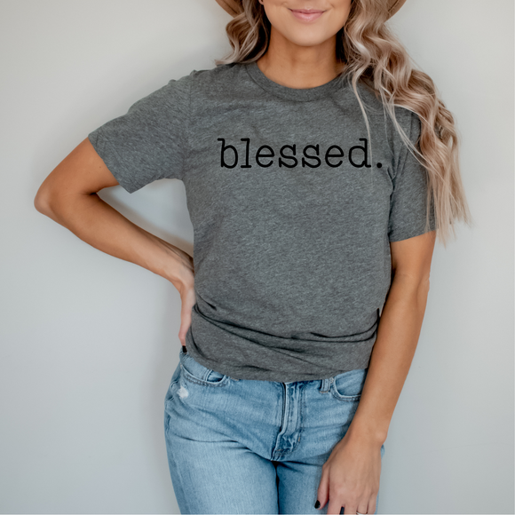 Blessed - Ink Deposited Graphic Tee