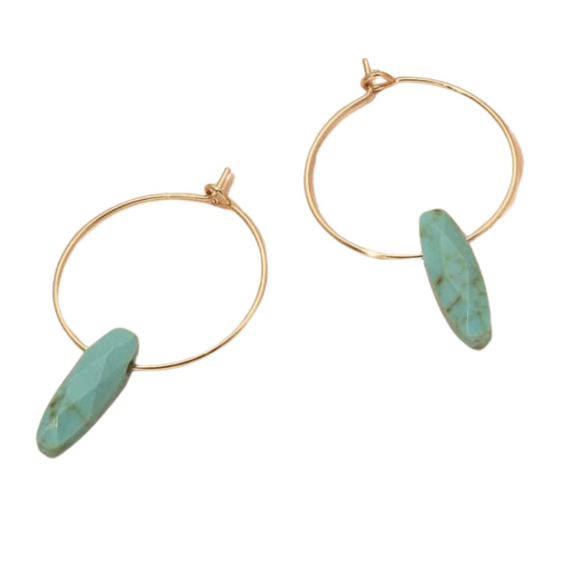 Turquoise Ring Earring