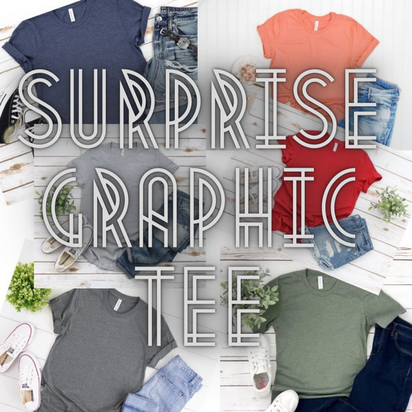 Surprise Single Color Graphic Short Sleeve - RTS/Pre Order
