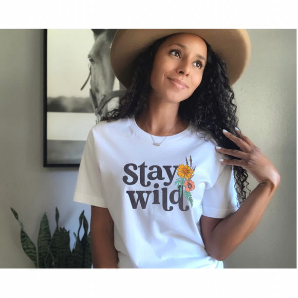 Stay Wild - Direct to Garment (DTG) - Graphic Tee