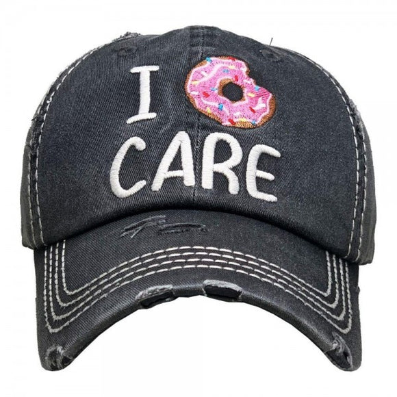 I Donut Care Hat