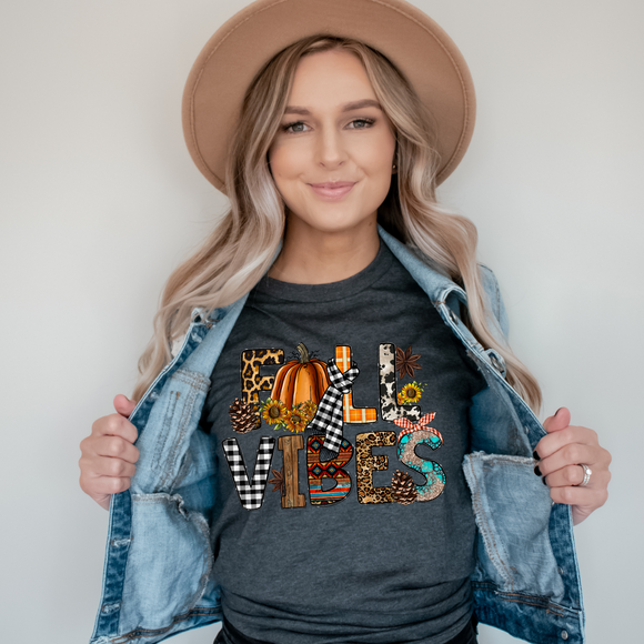 Fall Vibes II - Direct to Film (DTF) - Graphic Tee