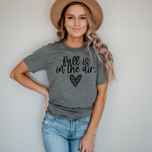 Fall Is In The Air Heart - Graphic Tee
