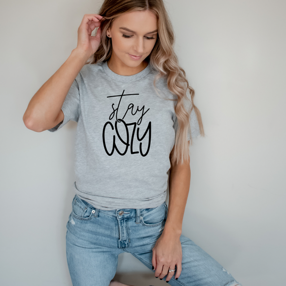 Stay Cozy - Screen Print Transfer Graphic Tee