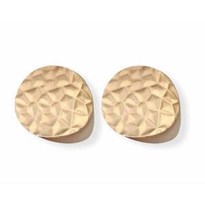 Large Gold Stud Earring