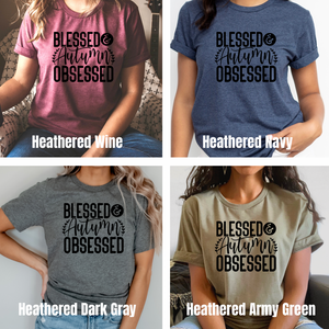 Blessed Autumn Obsessed - Ink Deposited - Graphic Tee
